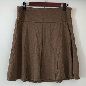 Brown Horny Toad Knit Mini Skirt Size L